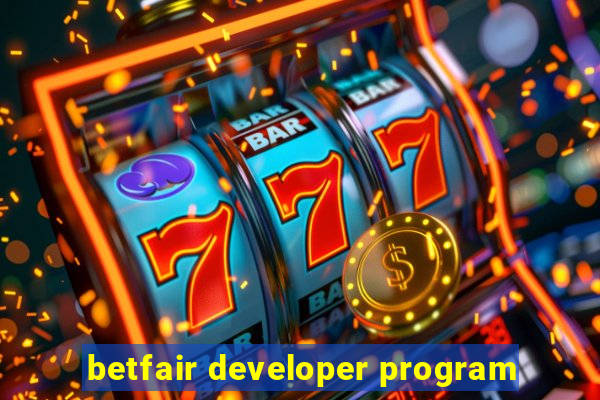 betfair developer program