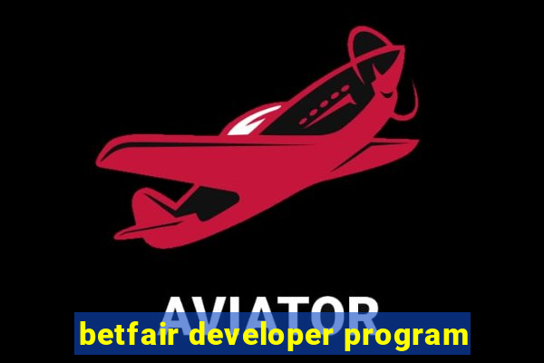 betfair developer program