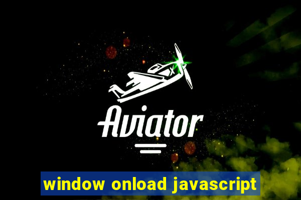 window onload javascript