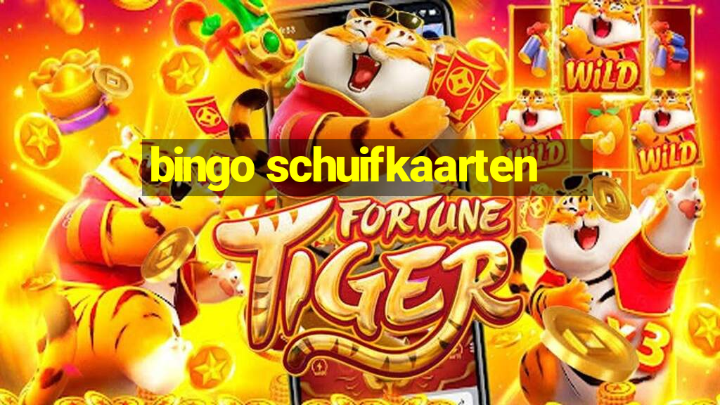 bingo schuifkaarten