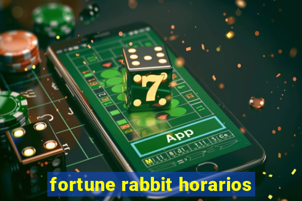 fortune rabbit horarios