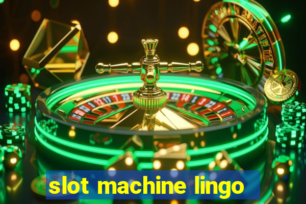 slot machine lingo