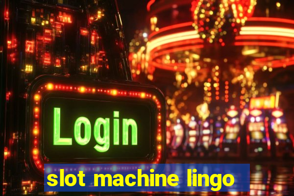 slot machine lingo