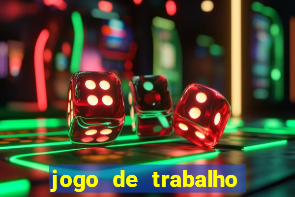 jogo de trabalho no escritório