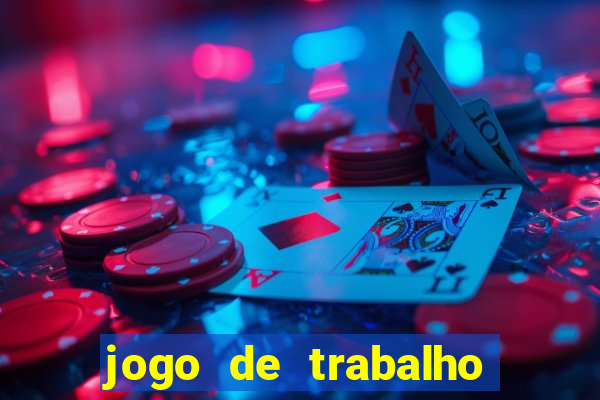 jogo de trabalho no escritório