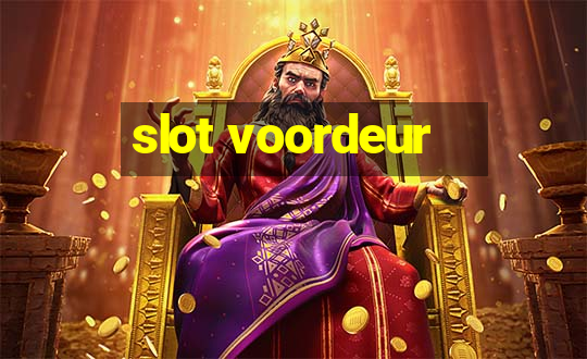 slot voordeur