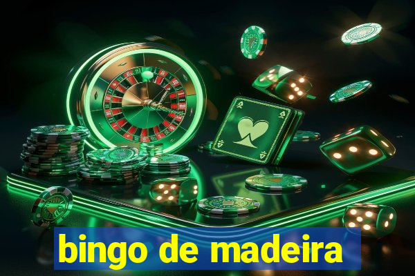 bingo de madeira