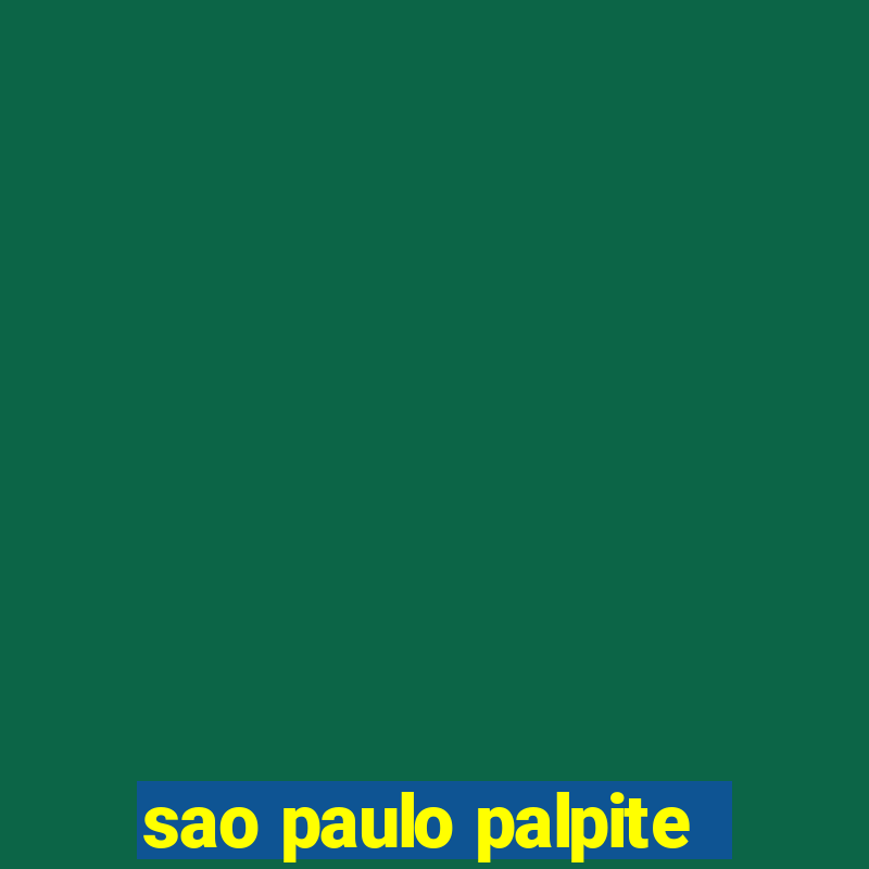 sao paulo palpite