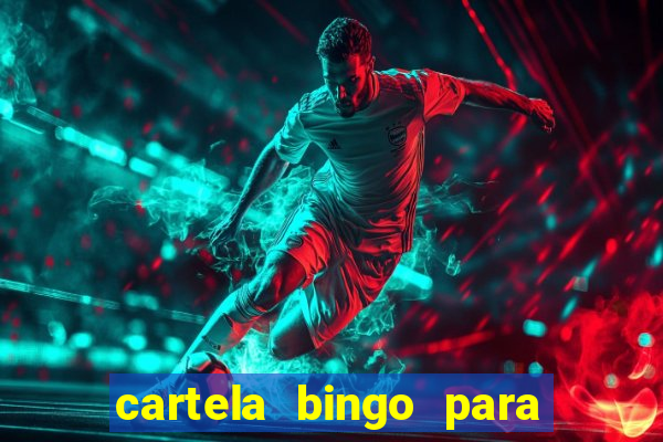 cartela bingo para cha de cozinha imprimir gratis