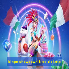 bingo showdown free tickets