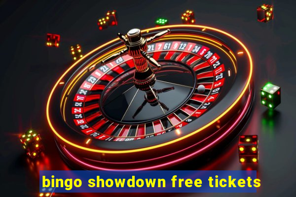 bingo showdown free tickets