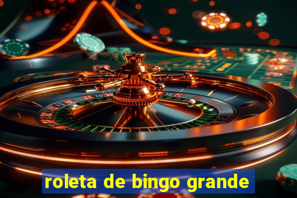 roleta de bingo grande