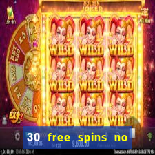 30 free spins no deposit paradise casino