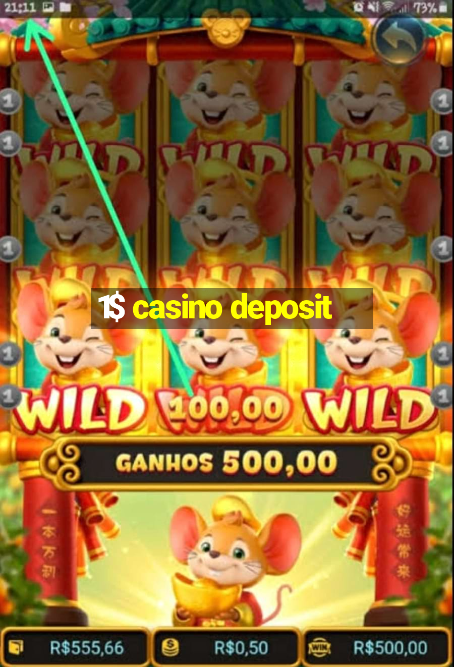 1$ casino deposit