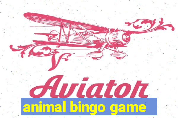 animal bingo game