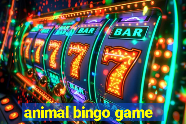 animal bingo game