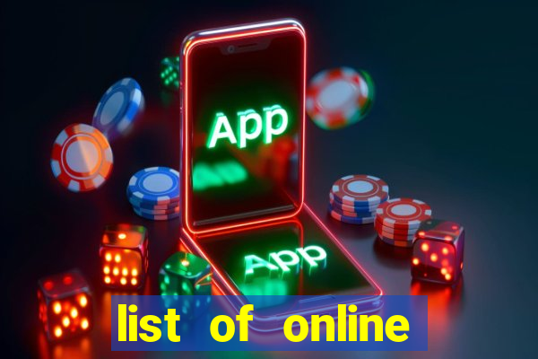 list of online slot sites