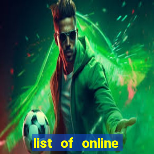 list of online slot sites