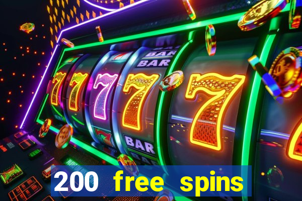 200 free spins online casino