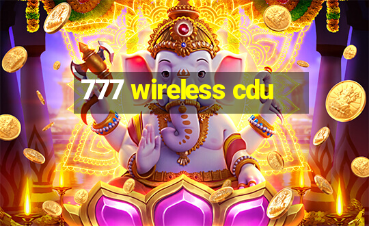 777 wireless cdu