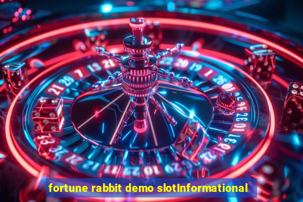 fortune rabbit demo slotInformational