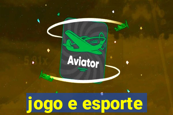 jogo e esporte