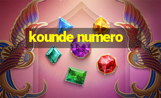 kounde numero