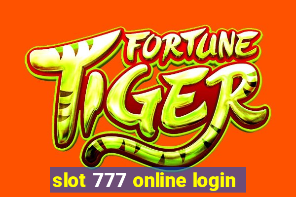 slot 777 online login