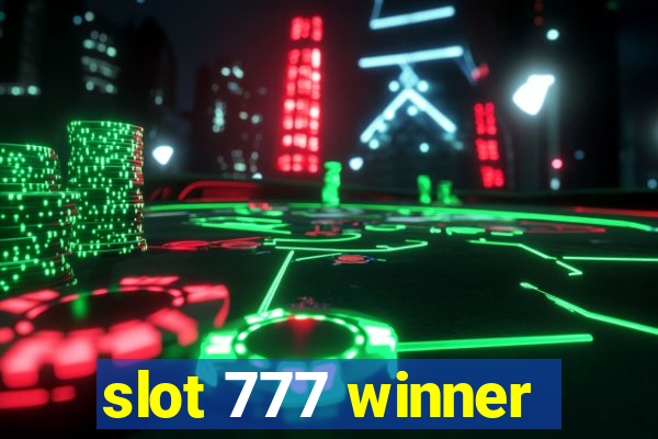 slot 777 winner