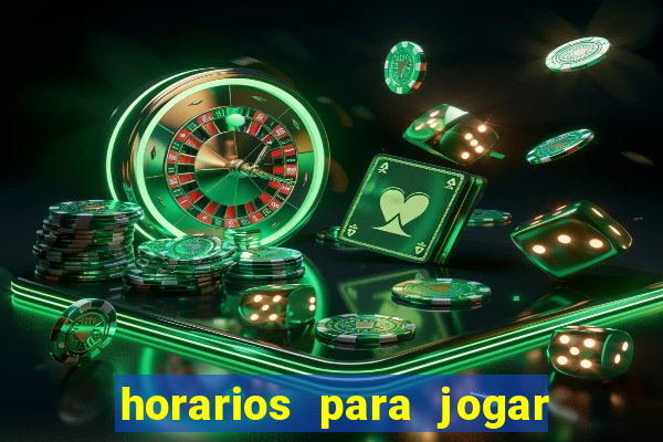 horarios para jogar fortune mouse