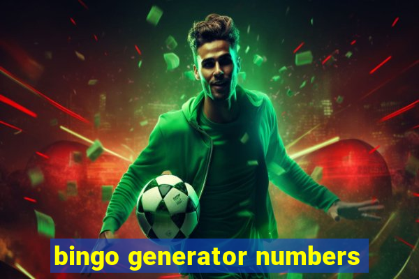 bingo generator numbers