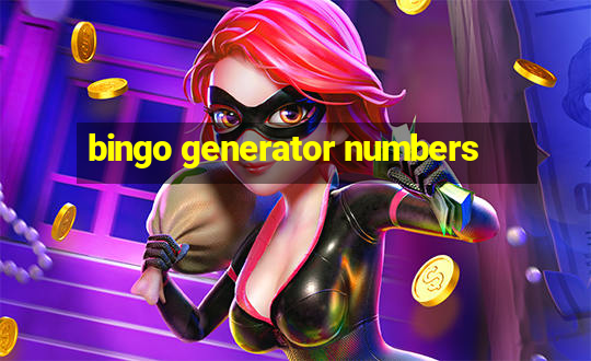 bingo generator numbers