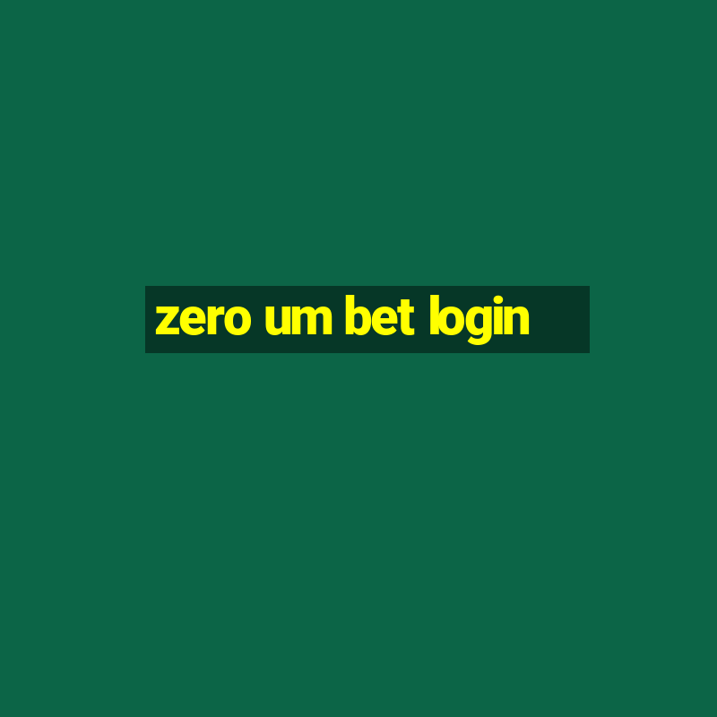 zero um bet login