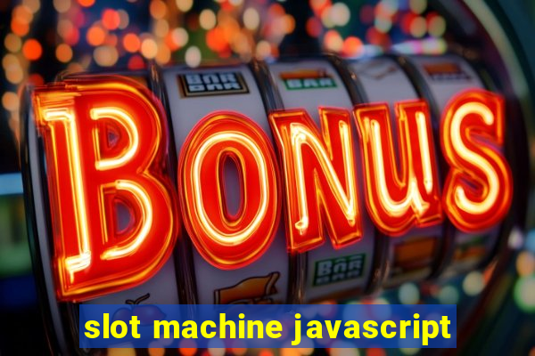 slot machine javascript