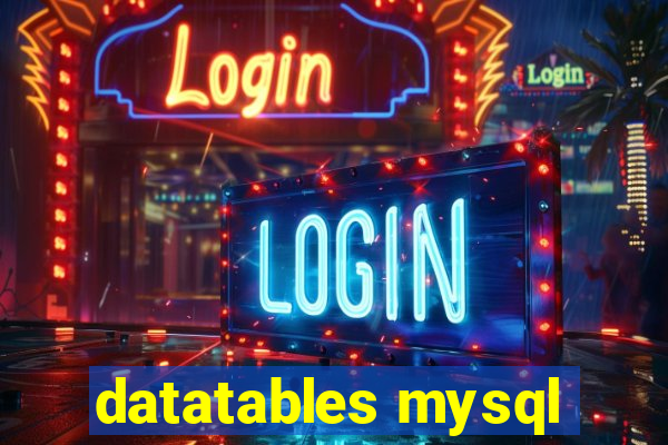 datatables mysql