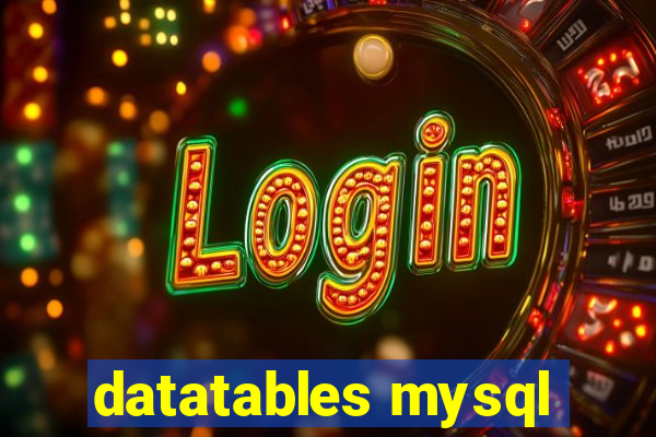 datatables mysql