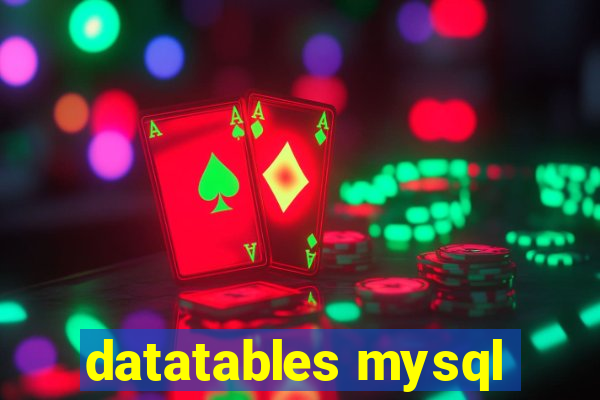 datatables mysql