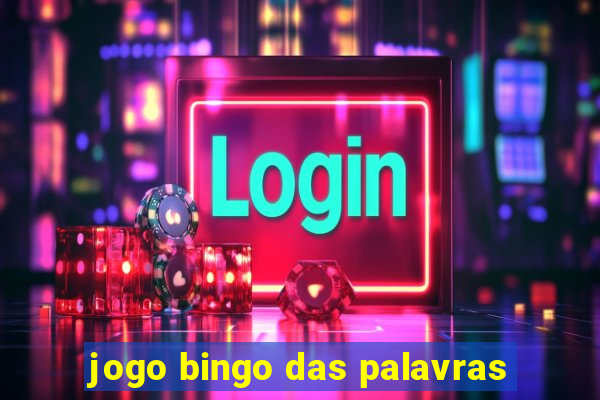 jogo bingo das palavras