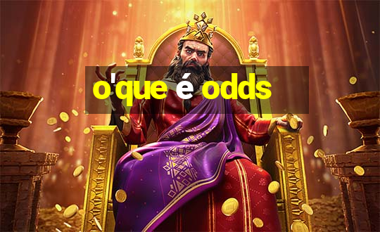 o'que é odds