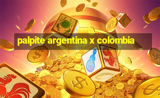 palpite argentina x colombia