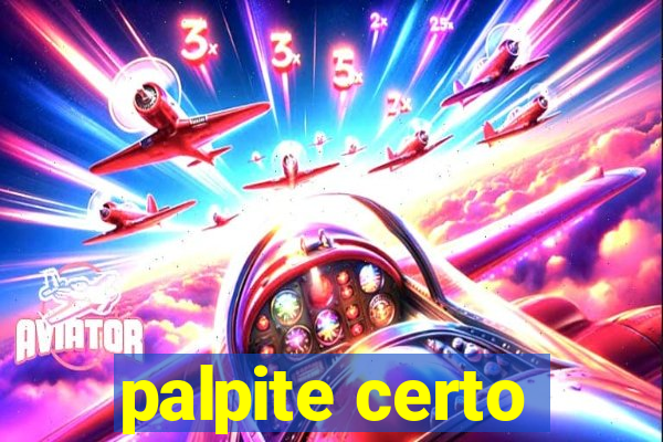 palpite certo