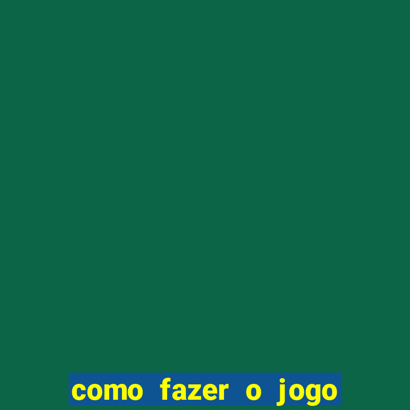 como fazer o jogo do bicho online