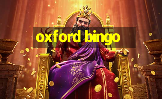 oxford bingo