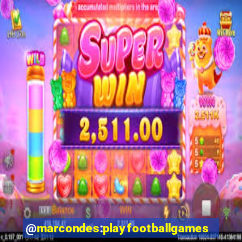 @marcondes:playfootballgames bingo football