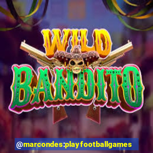 @marcondes:playfootballgames bingo football