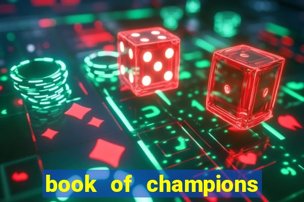 book of champions world glory slot free play