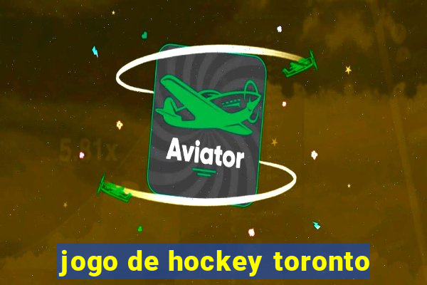 jogo de hockey toronto