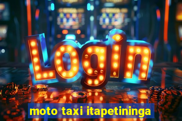 moto taxi itapetininga