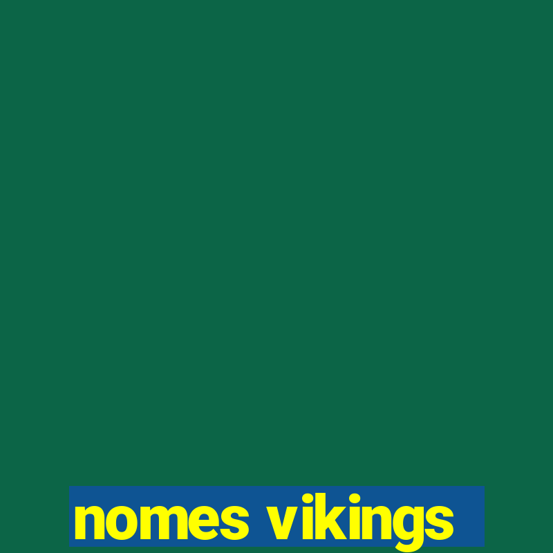 nomes vikings