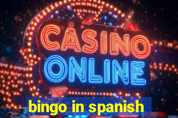 bingo in spanish